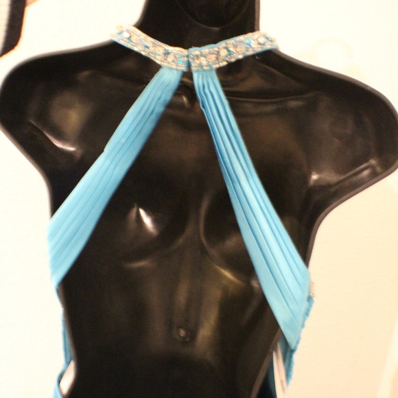 Tiffany Designs Prom Dress in Blue - Picture 4 of 6